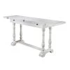Hillma 36 in. Rectangle Distressed White Finish MDF Top Folding Trestle Console to 6 Person Dining Table by Southern Enterprises 2 Hillma 36 in. Rectangle Distressed White Finish MDF Top Folding Trestle Console to 6 Person Dining Table by Southern Enterprises -Southern Enterprises Sales distressed white southern enterprises kitchen dining tables hd650210 64 1000