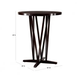 Huran Espresso Pub/Bar Table by Southern Enterprises -Southern Enterprises Sales espresso southern enterprises bar tables hd038957 40 1000