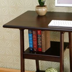 47 in. Rectangular Espresso Writing Desks with Storage by Southern Enterprises -Southern Enterprises Sales espresso southern enterprises writing desks hd888620 c3 1000