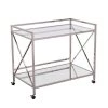 Maxton Silver Bar Cart With Wheels by Southern Enterprises 1 Maxton Silver Bar Cart With Wheels by Southern Enterprises -Southern Enterprises Sales gold metallic southern enterprises bar carts hd387529 64 1000