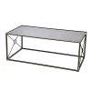 Lillian 24 in. Gold Rectangle Glass Coffee Table by Southern Enterprises -Southern Enterprises Sales gold southern enterprises coffee tables hd391779 64 1000