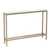 Rakin 36 in. Gold Standard Rectangle Mirrored Console Table by Southern Enterprises 1 Rakin 36 in. Gold Standard Rectangle Mirrored Console Table by Southern Enterprises -Southern Enterprises Sales gold southern enterprises console tables hd675169 64 1000