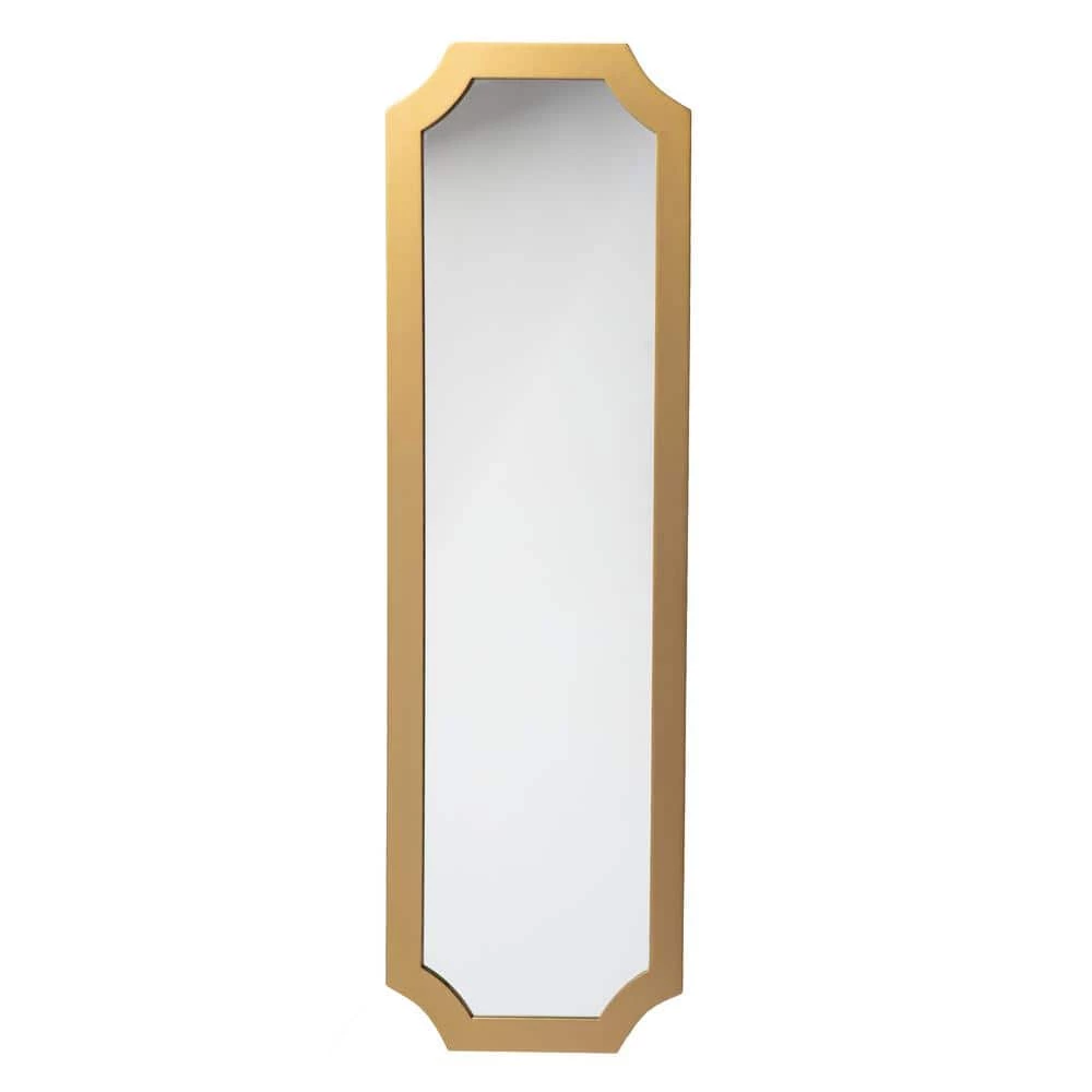Welbeck Gold Jewelry Armoire (5 in D x 14.25 in. W x 47 in. H) by Southern Enterprises 3 Welbeck Gold Jewelry Armoire (5 in D x 14.25 in. W x 47 in. H) by Southern Enterprises