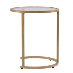 Narita Gold Glam Nesting Side Table (Set of 2) by Southern Enterprises -Southern Enterprises Sales gold southern enterprises nesting tables hd652368 fa 1000