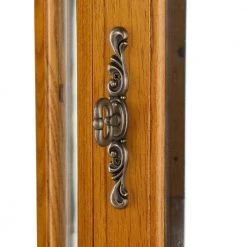 Priscilla Golden Oak Glass Door Curio Cabinet by Southern Enterprises 9 Priscilla Golden Oak Glass Door Curio Cabinet by Southern Enterprises -Southern Enterprises Sales golden oak with antiqued hardware southern enterprises display cabinets hd888392 4f 1000
