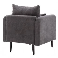 Gray Upholstered Accenting Chair with Solid Wood Legs by Huluwat 17 Gray Upholstered Accenting Chair with Solid Wood Legs by Huluwat -Southern Enterprises Sales gray huluwat accent chairs dj tc pp284075aae fa 1000