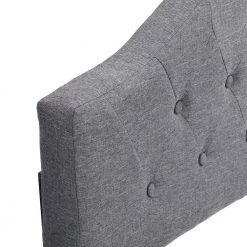 Grey Linen Adjustable Upholstered Headboards for King Size Bed by Huluwat -Southern Enterprises Sales gray huluwat headboards dj tc w31135907 44 1000