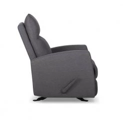 Gray Fabric Handle Glider Recliner(Set of 1) by Huluwat -Southern Enterprises Sales gray huluwat recliners lys tc 260111137 76 1000