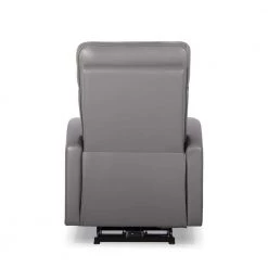Gray Leather Recliner with Power USB(Set of 1) by Huluwat -Southern Enterprises Sales gray huluwat recliners lys tc 275131503 76 1000