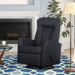 Gray Fabric Glider Swivel Recliner(Set of 1) by Huluwat -Southern Enterprises Sales gray huluwat recliners lys tc 588191301 31 1000