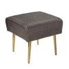 Milligan Gray Upholstered Ottoman by Southern Enterprises