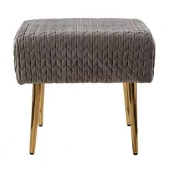 Milligan Gray Upholstered Ottoman by Southern Enterprises -Southern Enterprises Sales gray southern enterprises ottomans hd391526 c3 1000