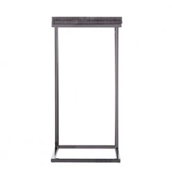 Grenth 12 in. Rectangle Gray Expandable C-Table by Southern Enterprises -Southern Enterprises Sales graywash finish and high gloss black southern enterprises end side tables hd473741 4f 1000