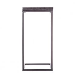 Grenth 12 in. Rectangle Gray Expandable C-Table by Southern Enterprises -Southern Enterprises Sales graywash finish and high gloss black southern enterprises end side tables hd473741 66 1000