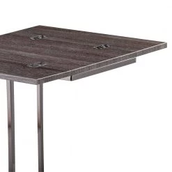 Grenth 12 in. Rectangle Gray Expandable C-Table by Southern Enterprises -Southern Enterprises Sales graywash finish and high gloss black southern enterprises end side tables hd473741 fa 1000 1