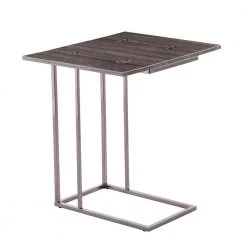 Grenth 12 in. Rectangle Gray Expandable C-Table by Southern Enterprises -Southern Enterprises Sales graywash finish and high gloss black southern enterprises end side tables hd473741 fa 1000