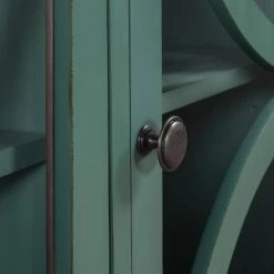 Green Accent Storage Wooden Cabinet with Adjustable Shelf by Huluwat 16 Green Accent Storage Wooden Cabinet with Adjustable Shelf by Huluwat -Southern Enterprises Sales green huluwat accent cabinets dj tc wf283713aac 4f 1000