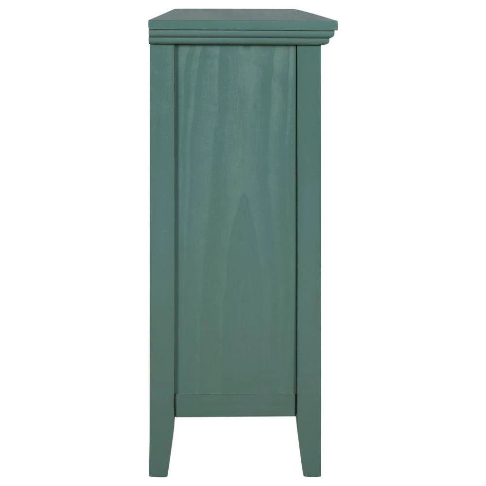 Green Accent Storage Wooden Cabinet with Adjustable Shelf by Huluwat 10 Green Accent Storage Wooden Cabinet with Adjustable Shelf by Huluwat - Image 8