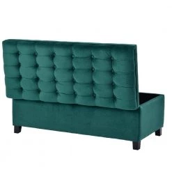 Green Upholstered Flip Top Storage Bench with Button Tufted Top (16.1 in. H x 46.5 in. W x 20.1 in. D ) by Huluwat 15 Green Upholstered Flip Top Storage Bench with Button Tufted Top (16.1 in. H x 46.5 in. W x 20.1 in. D ) by Huluwat -Southern Enterprises Sales green huluwat bedroom benches dj tc wf280924aac 44 1000