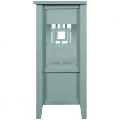 36 in. Green Modern Rectangle Solid Wood Console Table for Living Room with 4-Drawers and 1-Shelf by Huluwat -Southern Enterprises Sales green huluwat console tables dj tc wf212304aam fa 1000