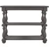 39.4 in. Grey Modern Rectangle Wood Console Table for Hallway Living Room with 2-Shelves by Huluwat 2 39.4 in. Grey Modern Rectangle Wood Console Table for Hallway Living Room with 2-Shelves by Huluwat -Southern Enterprises Sales grey huluwat console tables dj tc wf285066aae 64 1000