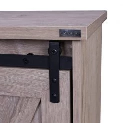 59 in. Grey Modern TV Stand with 2-Cabinets Fits TV's up to 60 in. with Cable Management by Huluwat -Southern Enterprises Sales grey huluwat tv stands ry tc ushg4609 4f 1000