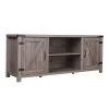 59 in. Grey TV Stand with 2-Cabinets Fits TV's up to 60 in. with Cable Management by Huluwat -Southern Enterprises Sales grey huluwat tv stands ry tc ushg4610 64 1000