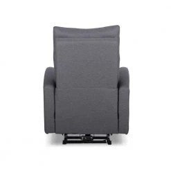 Light Gray Fabric Power USB Recliner(Set of 1) by Huluwat -Southern Enterprises Sales light gray huluwat recliners lys tc 260131137 44 1000