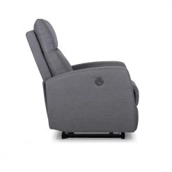 Light Gray Fabric Power USB Recliner(Set of 1) by Huluwat -Southern Enterprises Sales light gray huluwat recliners lys tc 260131137 76 1000