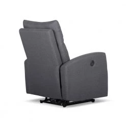 Light Gray Fabric Power USB Recliner(Set of 1) by Huluwat -Southern Enterprises Sales light gray huluwat recliners lys tc 260131137 fa 1000