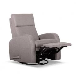 Light Gray Fabric Glider Swivel Recliner(Set of 1) by Huluwat -Southern Enterprises Sales light gray huluwat recliners lys tc 595191114 1f 1000