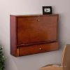 26 in. Mahogany Brown Rectangular 1 -Drawer Floating Desk with Wall Mounted Feature by Southern Enterprises -Southern Enterprises Sales mahogany brown southern enterprises floating desks hd865737 64 1000