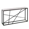 Tesino 52 in. Matte Black/White Rectangle Composite Console Table by Southern Enterprises 1 Tesino 52 in. Matte Black/White Rectangle Composite Console Table by Southern Enterprises -Southern Enterprises Sales matte black w white simulated marble southern enterprises console tables hd675114 64 1000