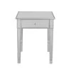 Pavel Matte Silver Mirrored End Table by Southern Enterprises 2 Pavel Matte Silver Mirrored End Table by Southern Enterprises -Southern Enterprises Sales matte silver southern enterprises end side tables hd889511 64 1000