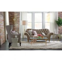 Alyse Metallic Gold End Table by Southern Enterprises -Southern Enterprises Sales metallic gold southern enterprises end side tables hd889382 fa 1000