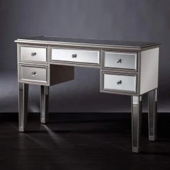 Elberta Silver Mirrored Console Table by Southern Enterprises 11 Elberta Silver Mirrored Console Table by Southern Enterprises -Southern Enterprises Sales mirrored with silver painted finish and crystal style knobs southern enterprises console tables hd865454 4f 1000