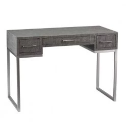 42.75 in. Multicolor Rectangular 3 -Drawer Writing Desk with Keyboard Tray by Southern Enterprises