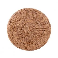 Freedrick 14 in. Round Water Hyacinth Storage Tables - 2pc Set by Southern Enterprises -Southern Enterprises Sales natural finish southern enterprises end side tables hd473819 a0 1000