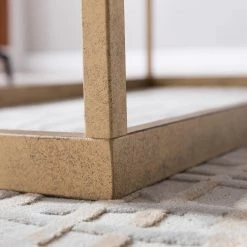 Silva 48 in. Natural Reclaimed Wood/Antique Brass Large Rectangle Wood Coffee Table by Southern Enterprises -Southern Enterprises Sales natural reclaimed wood and antique brass finish southern enterprises coffee tables hd598727 c3 1000