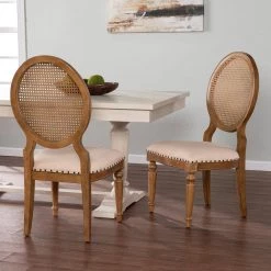 Kabott Natural Wood Dining Chair (Set of 2) by Southern Enterprises -Southern Enterprises Sales natural southern enterprises dining chairs hd391687 31 1000