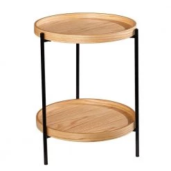 Vanderbuilt 19.75 in. Natural Round MDF End Table by Southern Enterprises