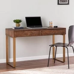 Adelaide 48 in. Rectangle Natural Writing Desk by Southern Enterprises -Southern Enterprises Sales natural southern enterprises writing desks hd391700 31 1000