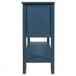45.3 in. Navy Blue Rectangle MDF Console Table with Drawers by Huluwat -Southern Enterprises Sales navy blue huluwat console tables dj t wf197822aav fa 1000