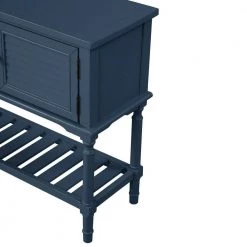 47 in. Navy Blue Modern Rectangle Wood Console Table for Living Room with 2-Drawers, 2-Cabinets and 1-Shelf by Huluwat 19 47 in. Navy Blue Modern Rectangle Wood Console Table for Living Room with 2-Drawers, 2-Cabinets and 1-Shelf by Huluwat -Southern Enterprises Sales navy blue huluwat console tables dj tc wf280255aav fa 1000
