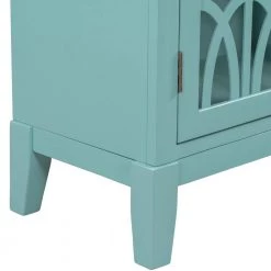 Navy Green Accent Buffet Sideboard Storage Wooden Cabinet with Doors and Adjustable Shelf by Huluwat 19 Navy Green Accent Buffet Sideboard Storage Wooden Cabinet with Doors and Adjustable Shelf by Huluwat -Southern Enterprises Sales navy green huluwat accent cabinets dj tc wf285477aag fa 1000
