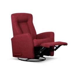 Red Fabric Glider Swivel Recliner(Set of 1) by Huluwat -Southern Enterprises Sales red huluwat recliners lys tc 588191317 1f 1000