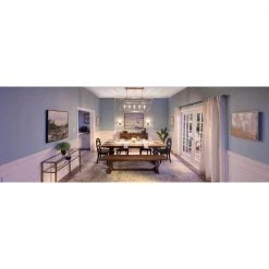 Galena 43 in. Soft Gold/Clear Standard Rectangle Glass Console Table with Shelves by Southern Enterprises -Southern Enterprises Sales soft gold southern enterprises console tables hd524337 1f 1000