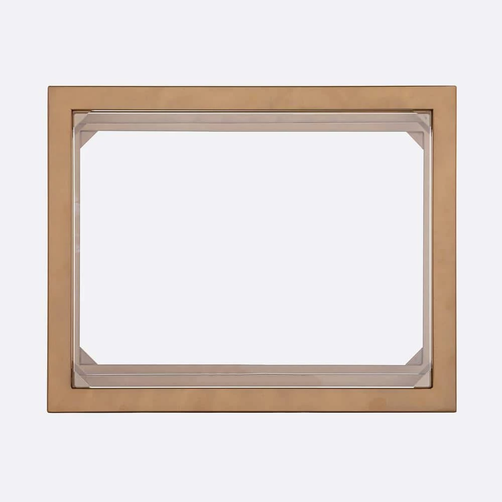 Galena Gold Metal and Glass End Table by Southern Enterprises 11 Galena Gold Metal and Glass End Table by Southern Enterprises - Image 9