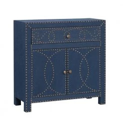 Elna Navy Storage Cabinet by Southern Enterprises