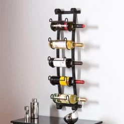 Aurinda Wall Mount 5-Bottle Wine Rack in Black by Southern Enterprises 14 Aurinda Wall Mount 5-Bottle Wine Rack in Black by Southern Enterprises -Southern Enterprises Sales southern enterprises wine racks hd865829 66 1000